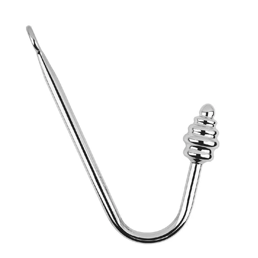 8826 GreatBenefit Anal Hook Set Screw-in Ribbed 1203